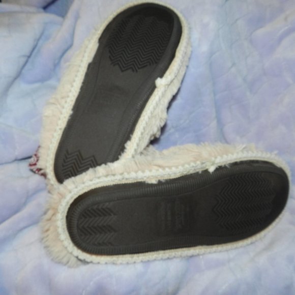 Muk Luks Women's Solid Fur Bootie Slippers Plush Pink XL NWT/NEW - Picture 6 of 15